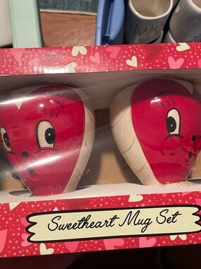 *Sweetheart Red Heart Mug Set - Home Holiday Decor